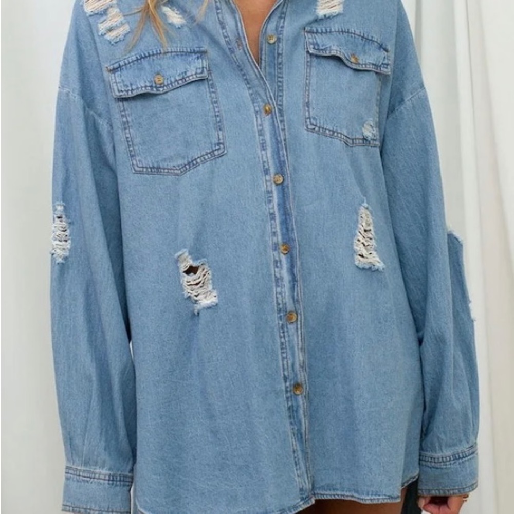 Brand new and never used Denim dress